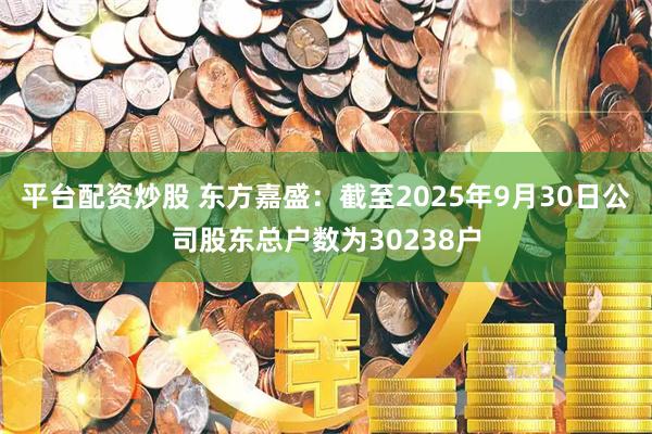 平台配资炒股 东方嘉盛：截至2025年9月30日公司股东总户数为30238户